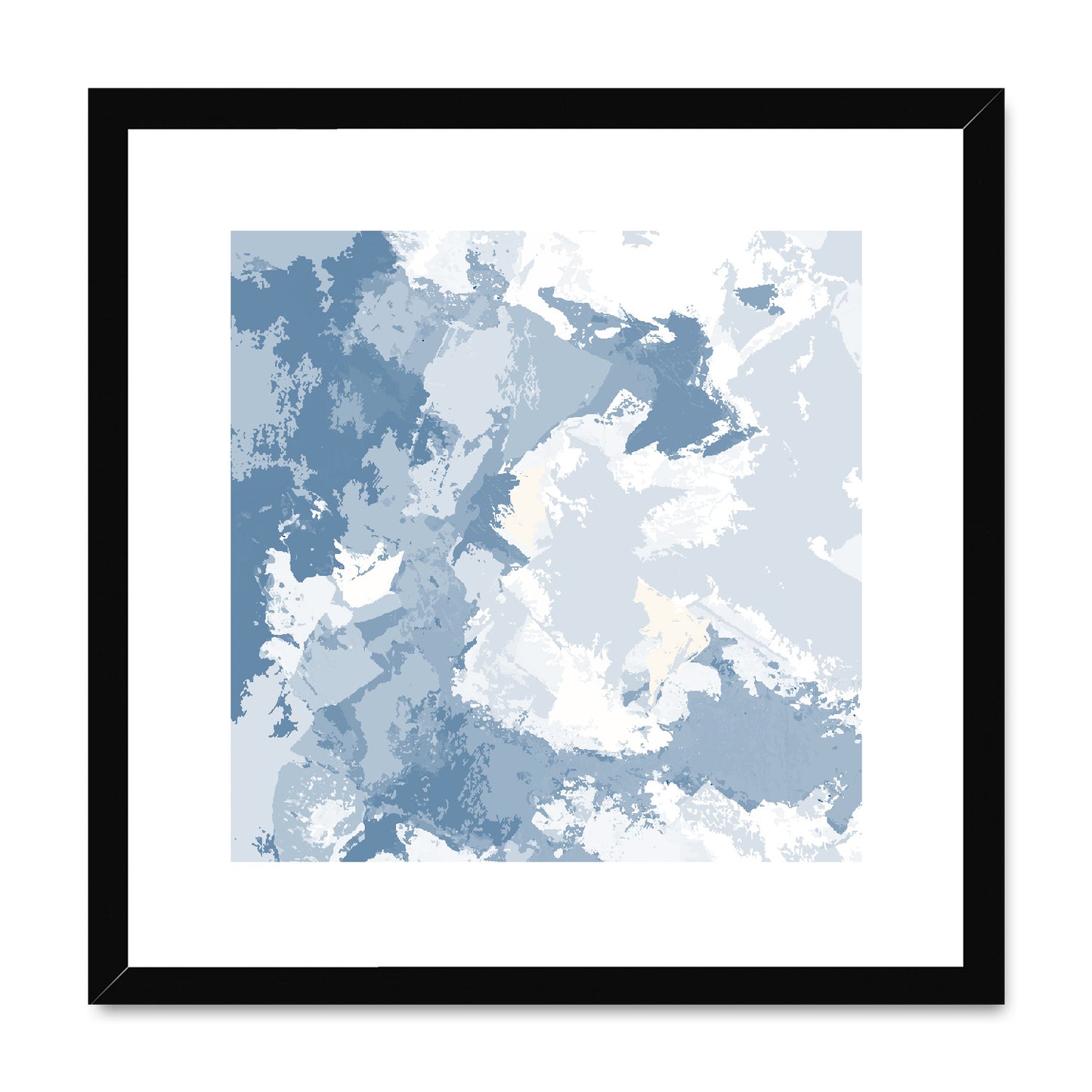 Framed Graphic Art Print, White Mat - 8x8 12x12 16x16 20x20 24x24 28x28 inches | FPS-1230-7691