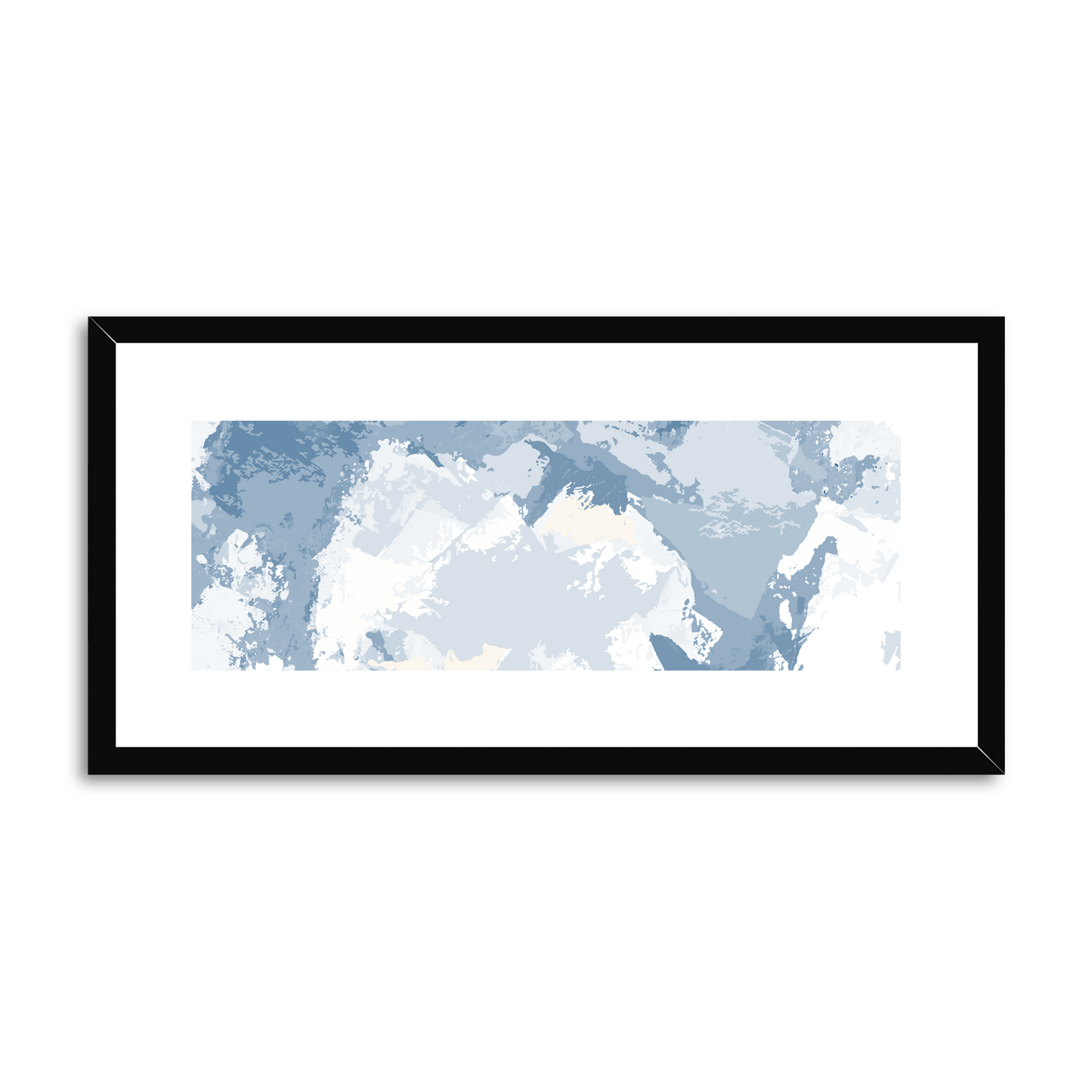 Framed Graphic Art Print, White Mat - 12x24 inches | FP-1230-7691