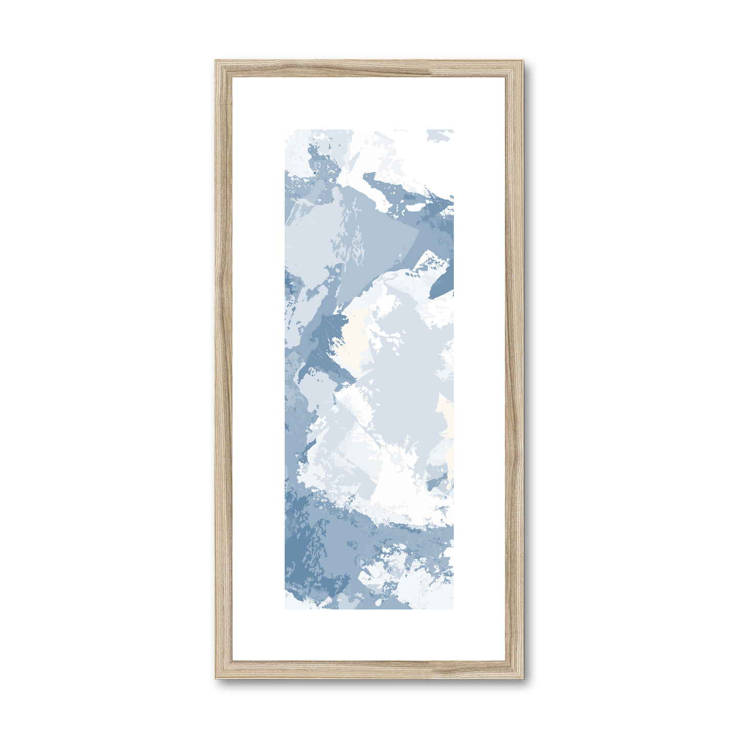 Framed Graphic Art Print, White Mat - 12x24 inches | FP-1230-7691