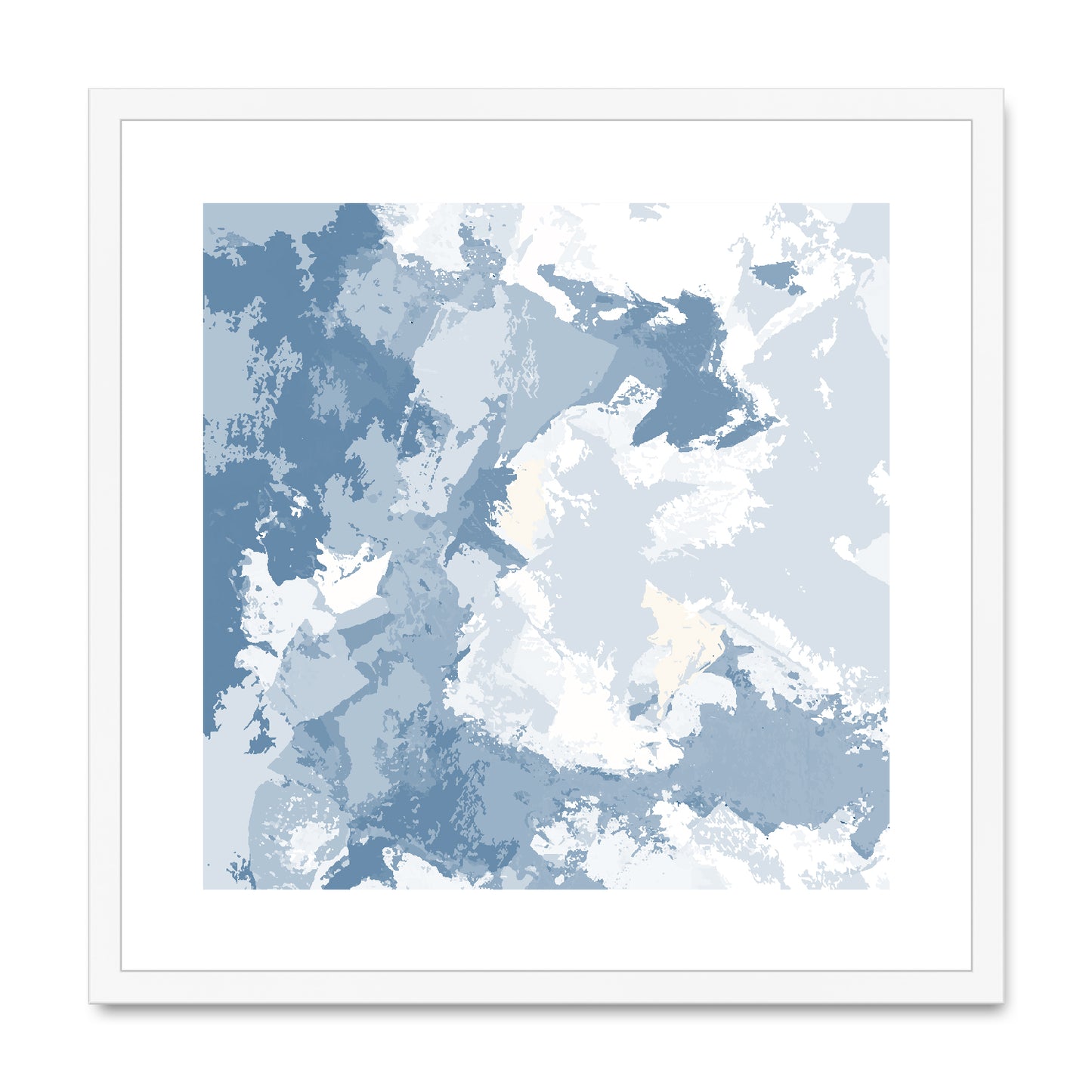Framed Graphic Art Print, White Mat - 8x8 12x12 16x16 20x20 24x24 28x28 inches | FPS-1230-7691