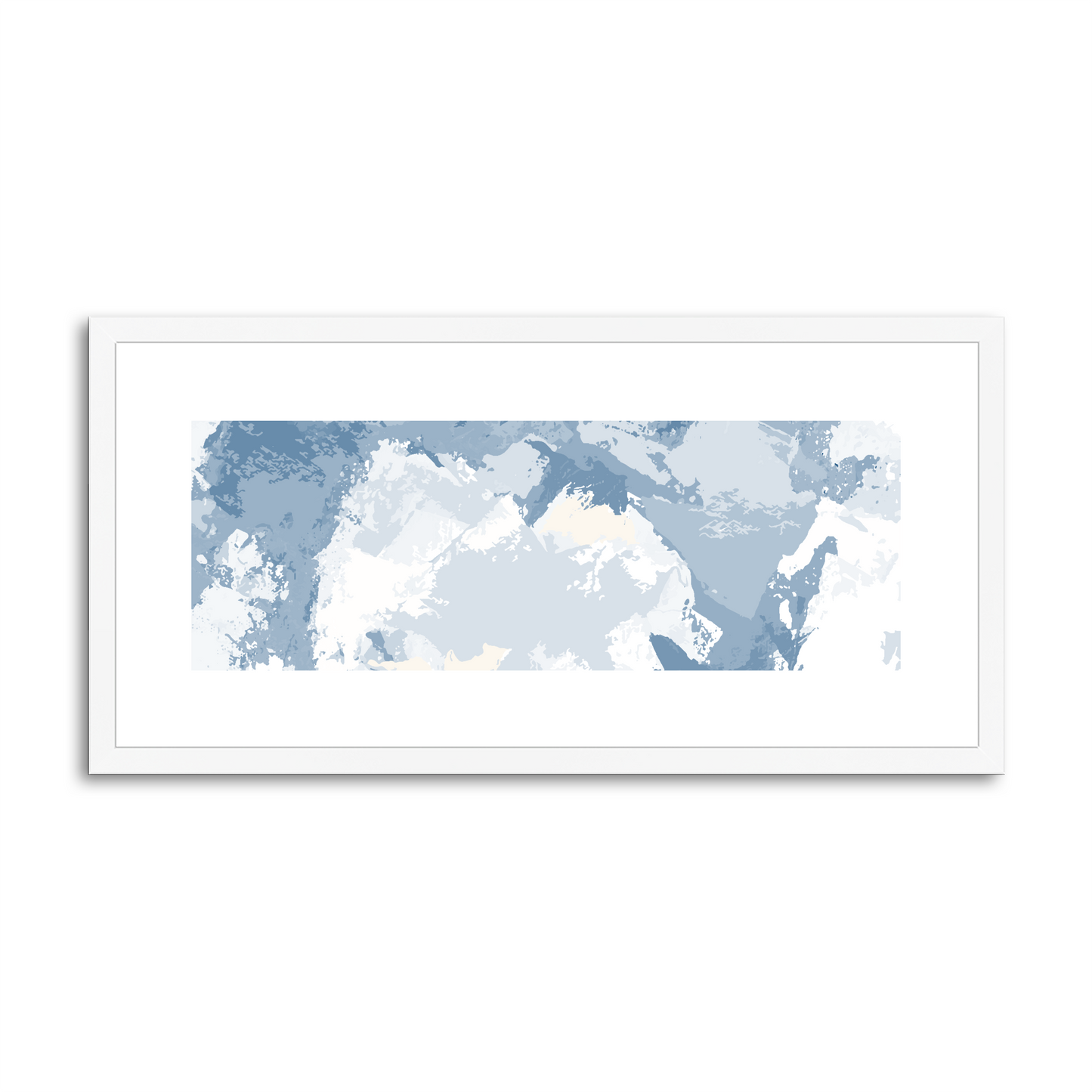 Framed Graphic Art Print, White Mat - 12x24 inches | FP-1230-7691
