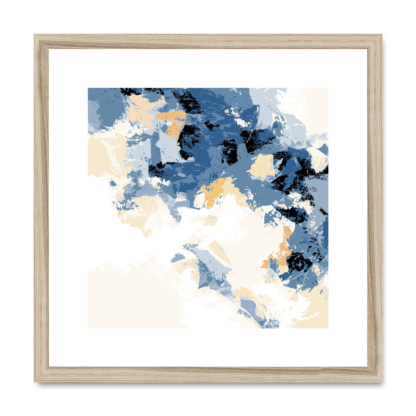 Framed Graphic Art Print, White Mat - 8x8 12x12 16x16 20x20 24x24 28x28 inches | FPS-1230-7693