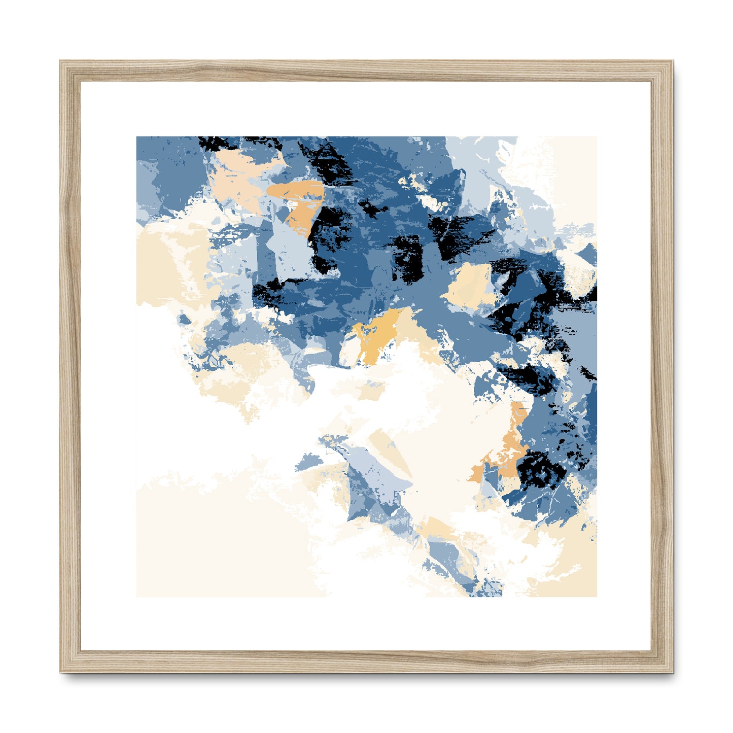 Framed Graphic Art Print, White Mat - 8x8 12x12 16x16 20x20 24x24 28x28 inches | FPS-1230-7693