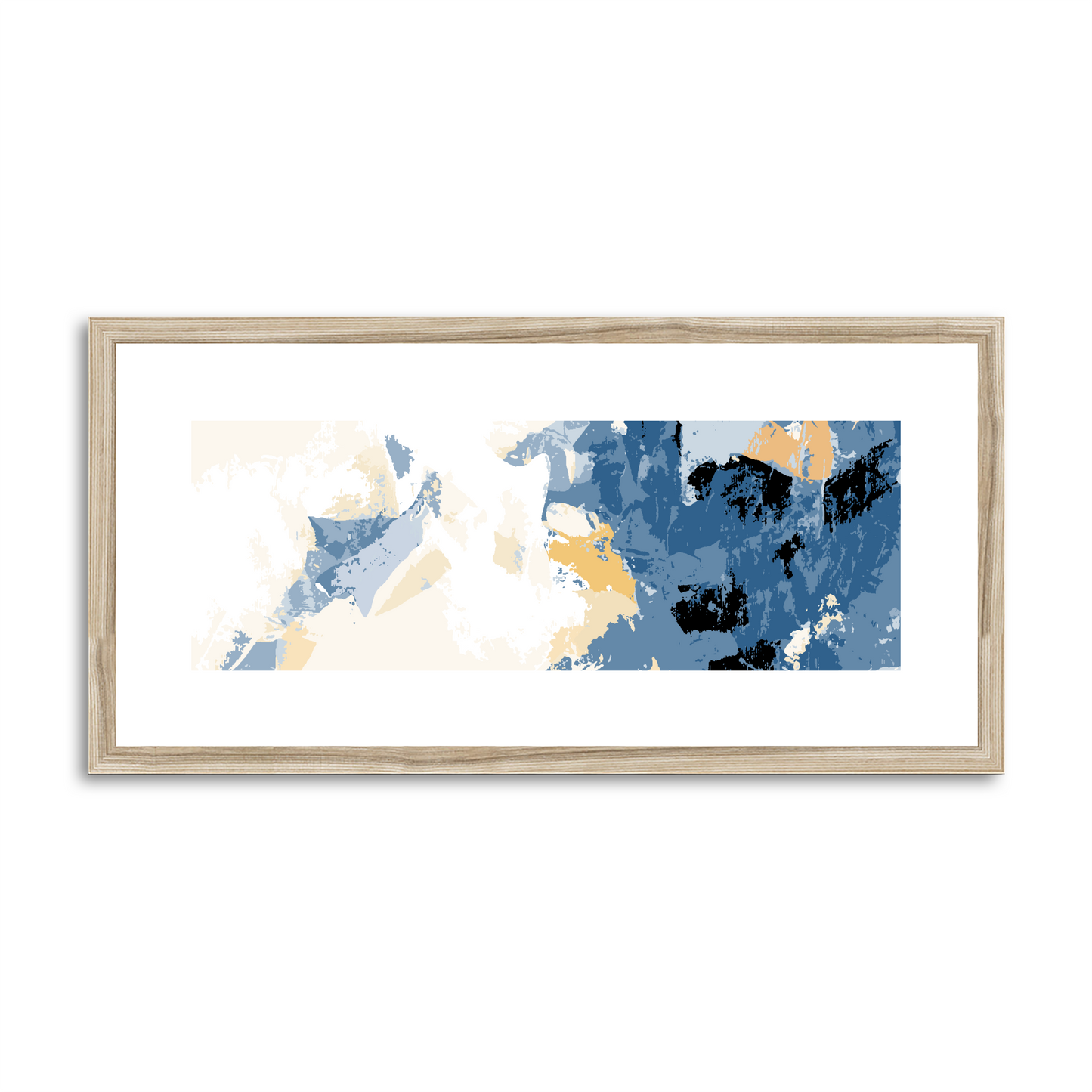 Framed Graphic Art Print, White Mat - 12x24 inches | FP-1230-7693