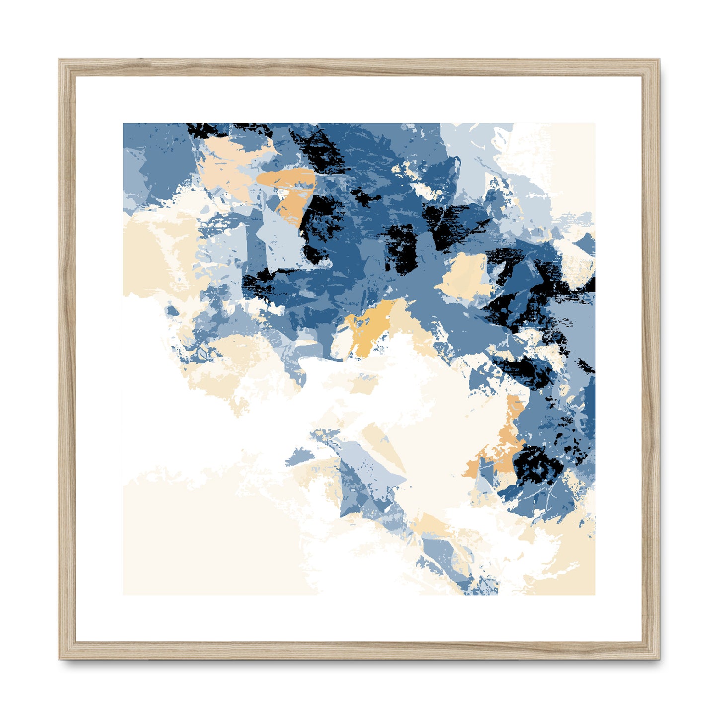 Framed Graphic Art Print, White Mat - 8x8 12x12 16x16 20x20 24x24 28x28 inches | FPS-1230-7693