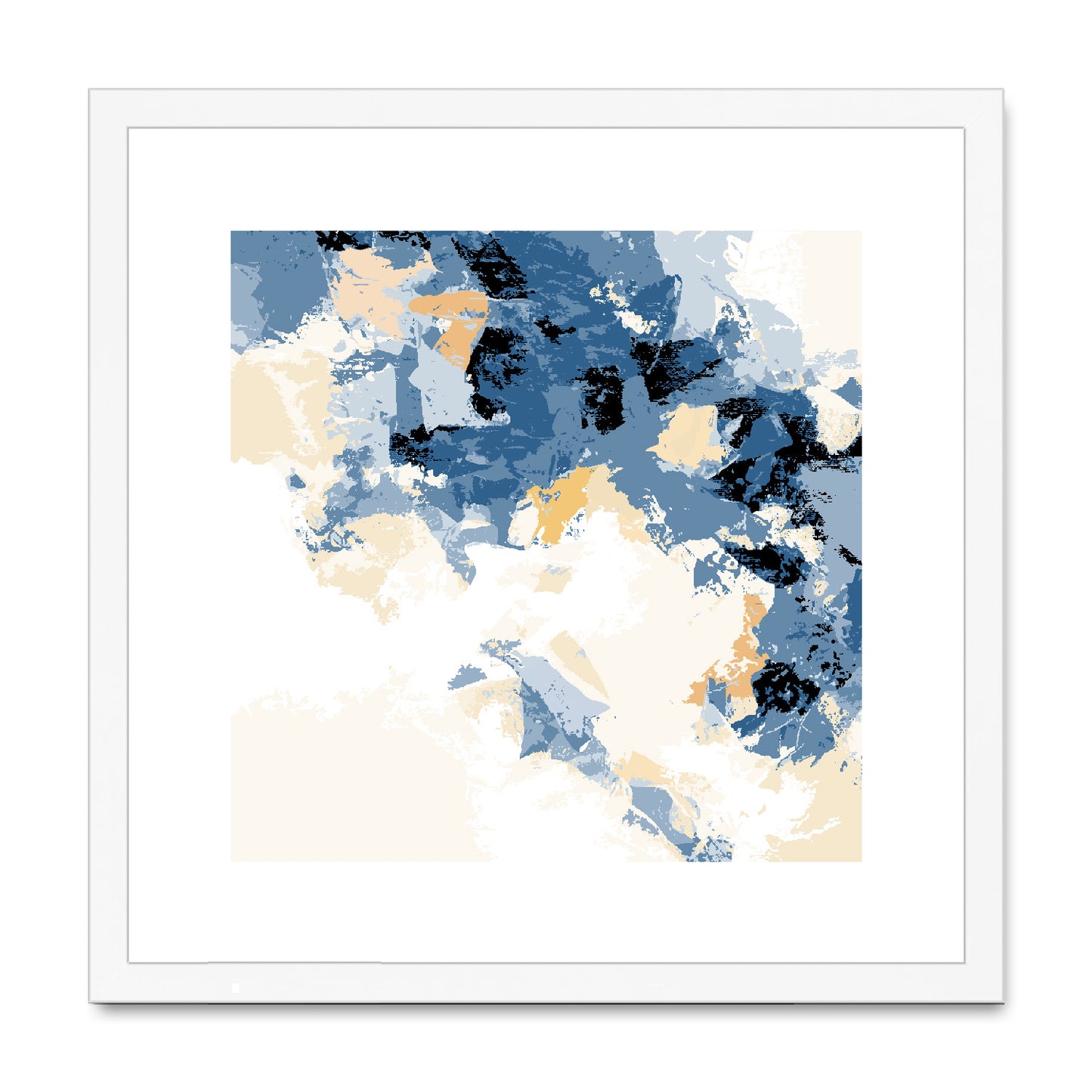 Framed Graphic Art Print, White Mat - 8x8 12x12 16x16 20x20 24x24 28x28 inches | FPS-1230-7693