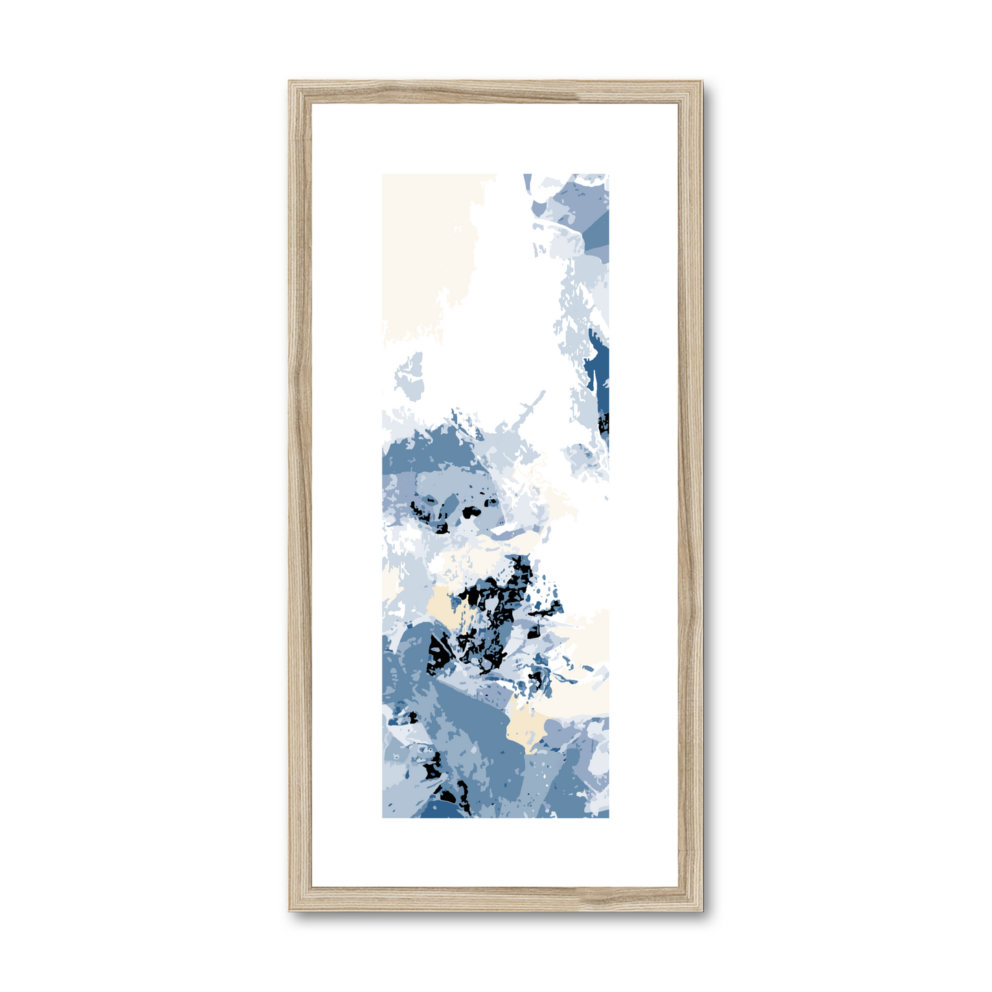Framed Graphic Art Print, White Mat - 12x24 inches | FP-1230-7694
