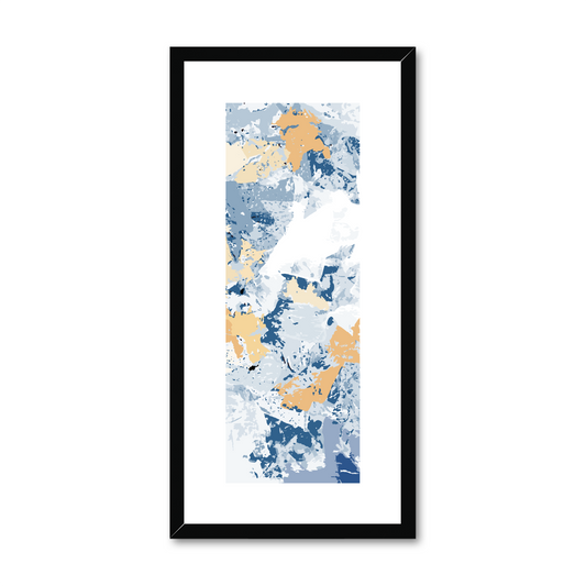 Framed Graphic Art Print, White Mat - 12x24 inches | FP-1230-7695