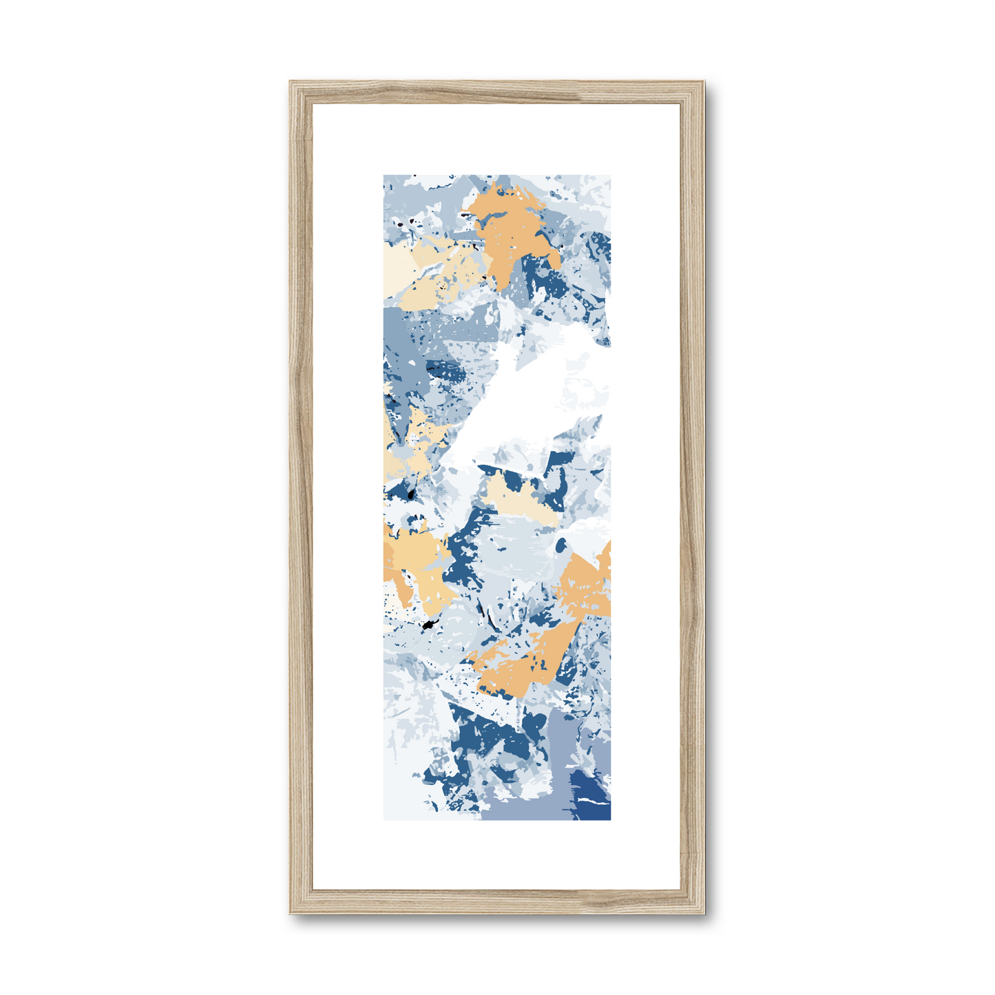 Framed Graphic Art Print, White Mat - 12x24 inches | FP-1230-7695