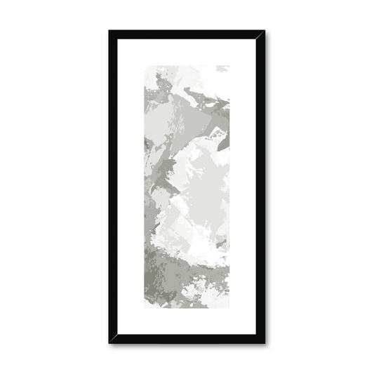 Framed Graphic Art Print, White Mat - 12x24 inches | FP-1240-7691