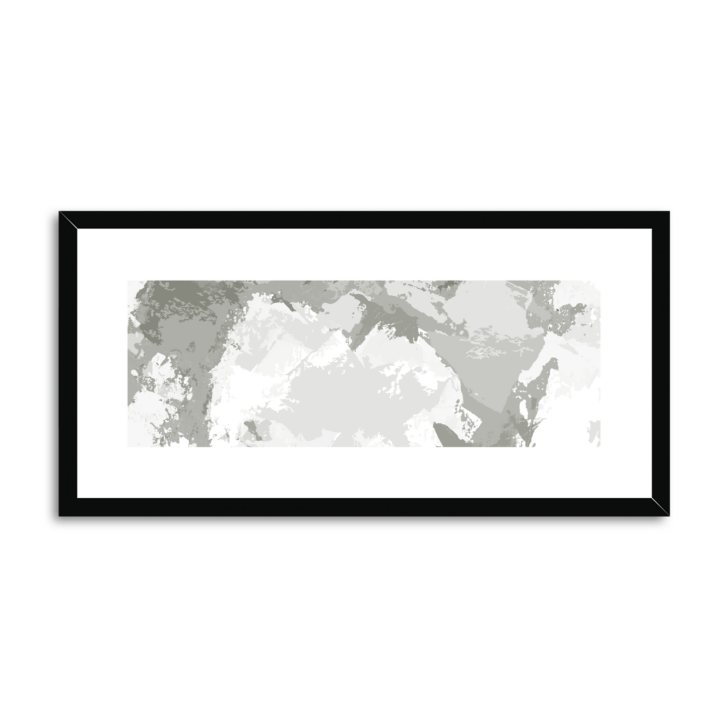 Framed Graphic Art Print, White Mat - 12x24 inches | FP-1240-7691