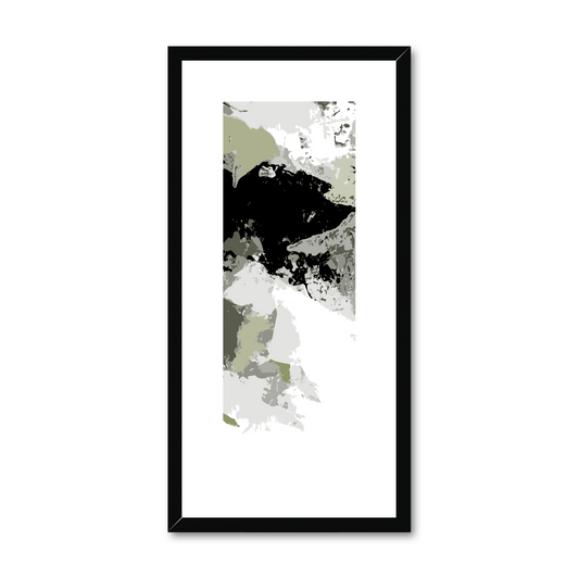 Framed Graphic Art Print, White Mat - 12x24 inches | FP-1240-7692