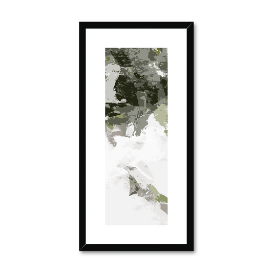 Framed Graphic Art Print, White Mat - 12x24 inches | FP-1240-7693