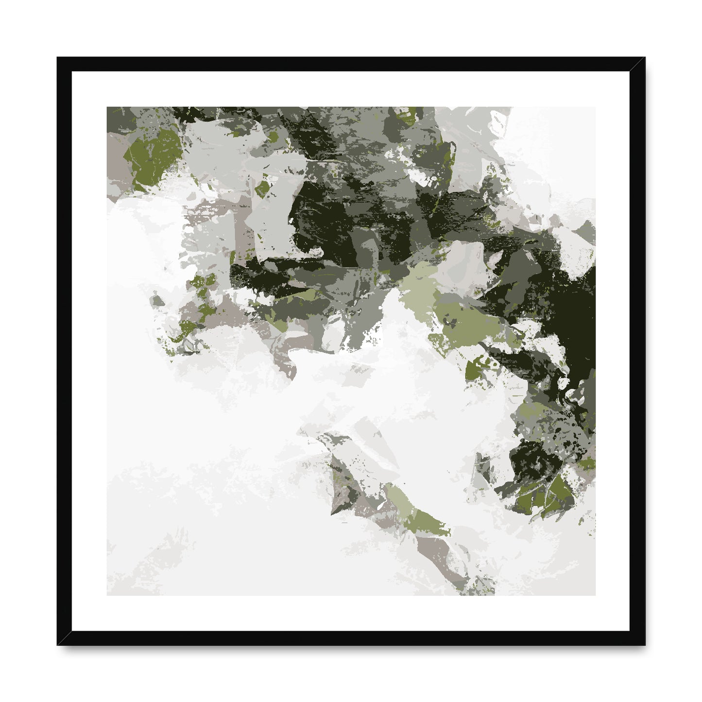 Framed Graphic Art Print, White Mat - 8x8 12x12 16x16 20x20 24x24 28x28 inches | FPS-1240-7693