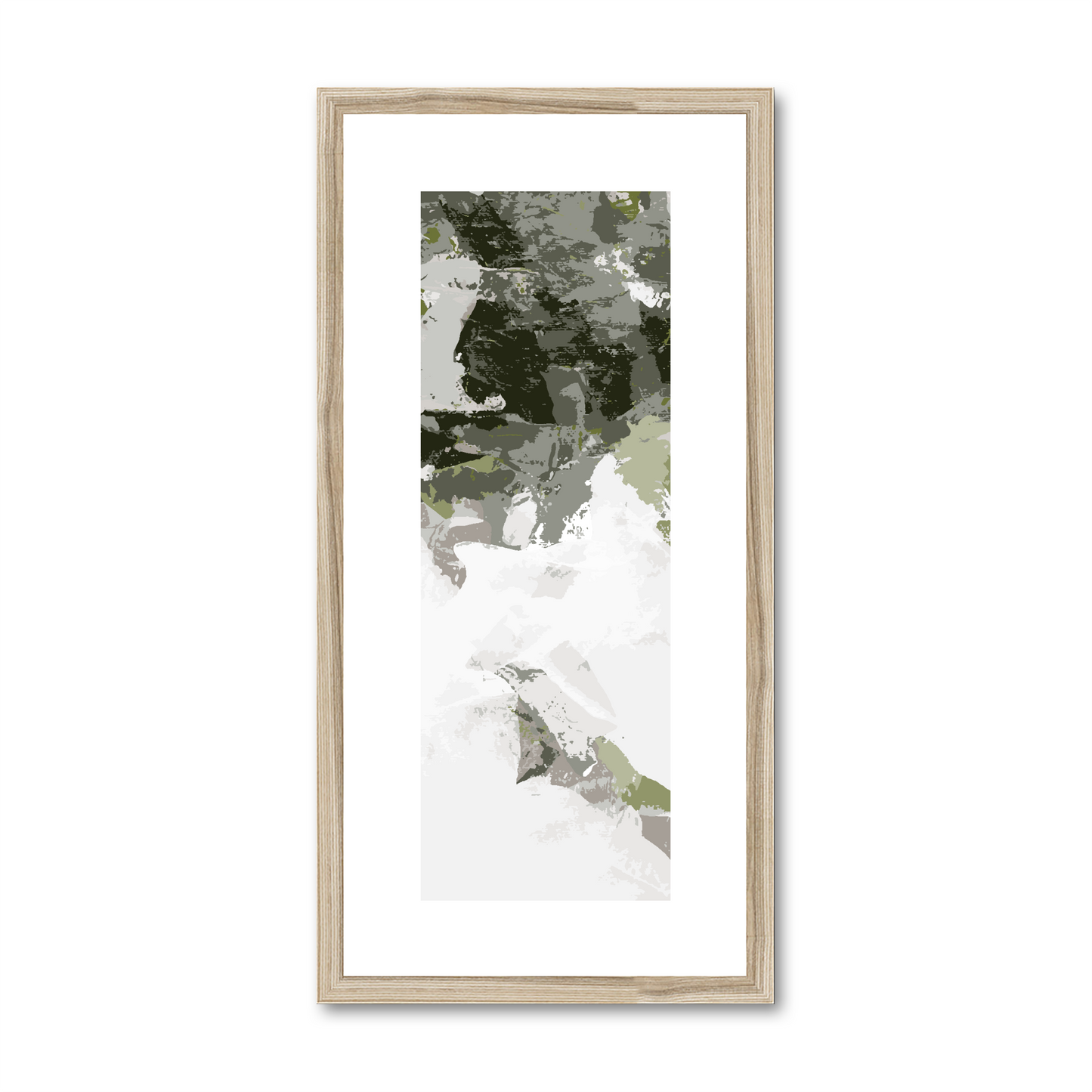 Framed Graphic Art Print, White Mat - 12x24 inches | FP-1240-7693