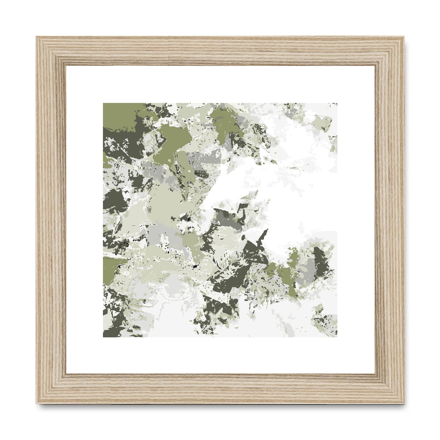 Framed Graphic Art Print, White Mat - 8x8 12x12 16x16 20x20 24x24 28x28 inches | FPS-1240-7695