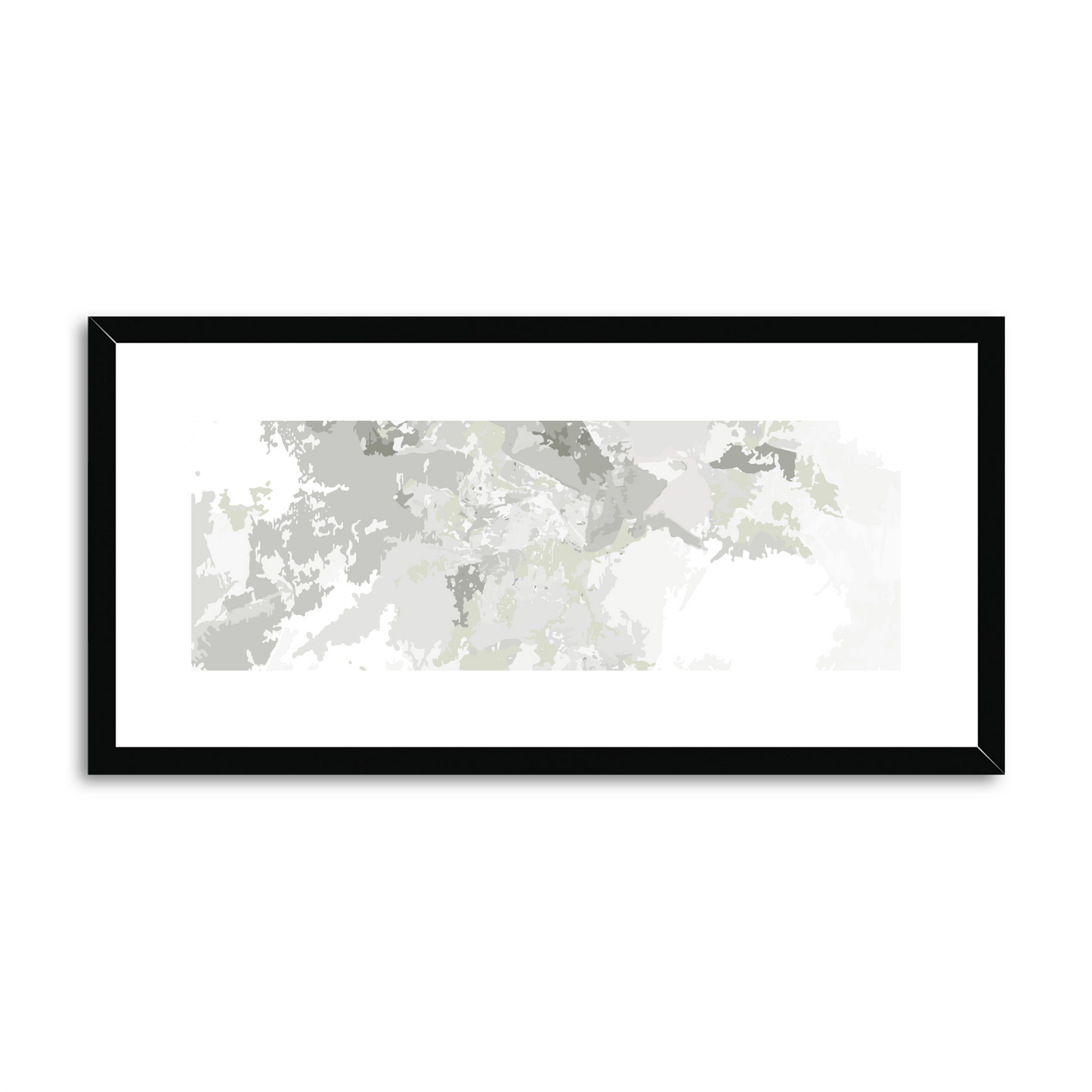 Framed Graphic Art Print, White Mat - 12x24 inches | FP-1240-7698