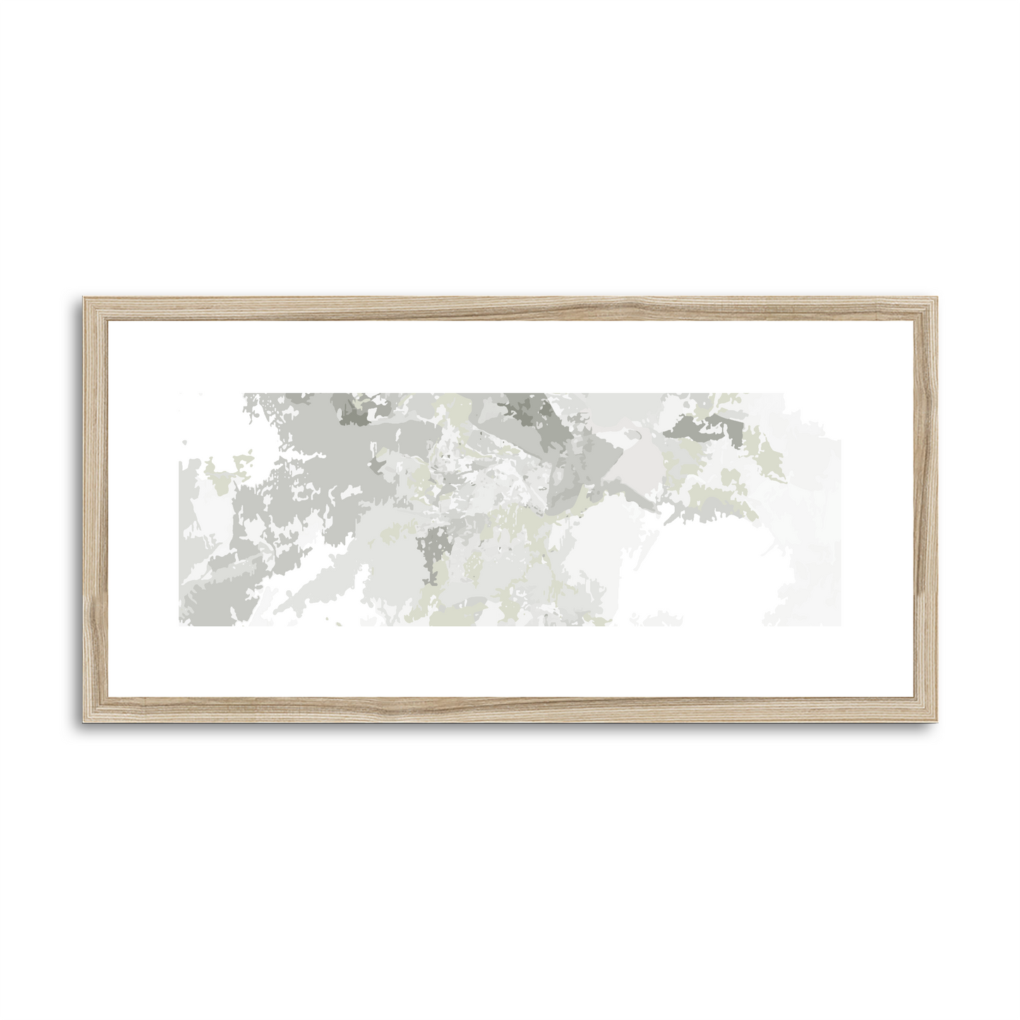 Framed Graphic Art Print, White Mat - 12x24 inches | FP-1240-7698