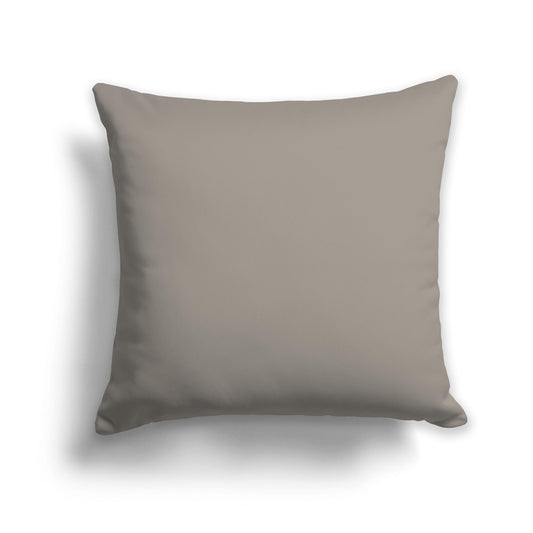 Square Throw Pillow in Solid Brown