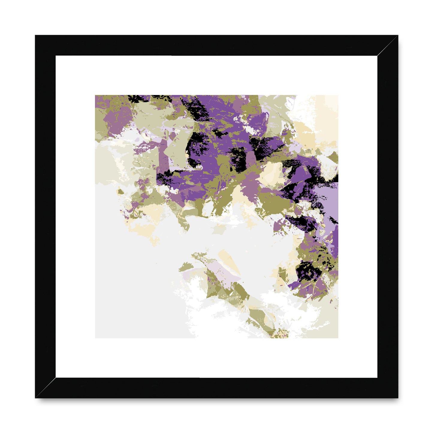 Framed Graphic Art Print, White Mat - 8x8 12x12 16x16 20x20 24x24 28x28 inches | FPS-1250-7693