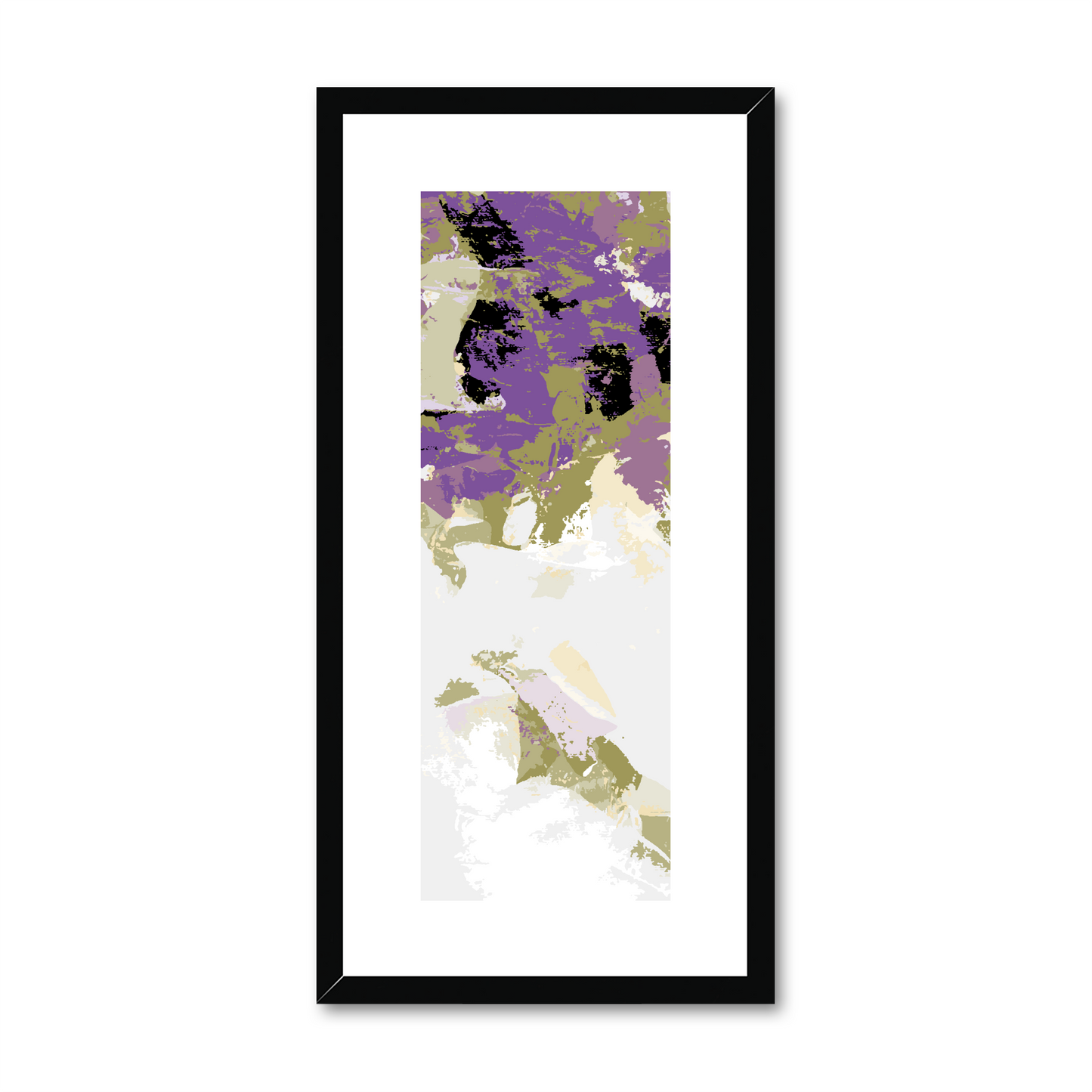 Framed Graphic Art Print, White Mat - 12x24 inches | FP-1250-7693