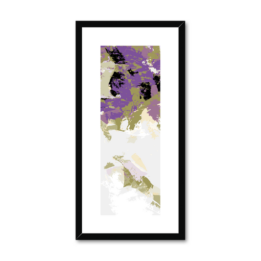 Framed Graphic Art Print, White Mat - 12x24 inches | FP-1250-7693