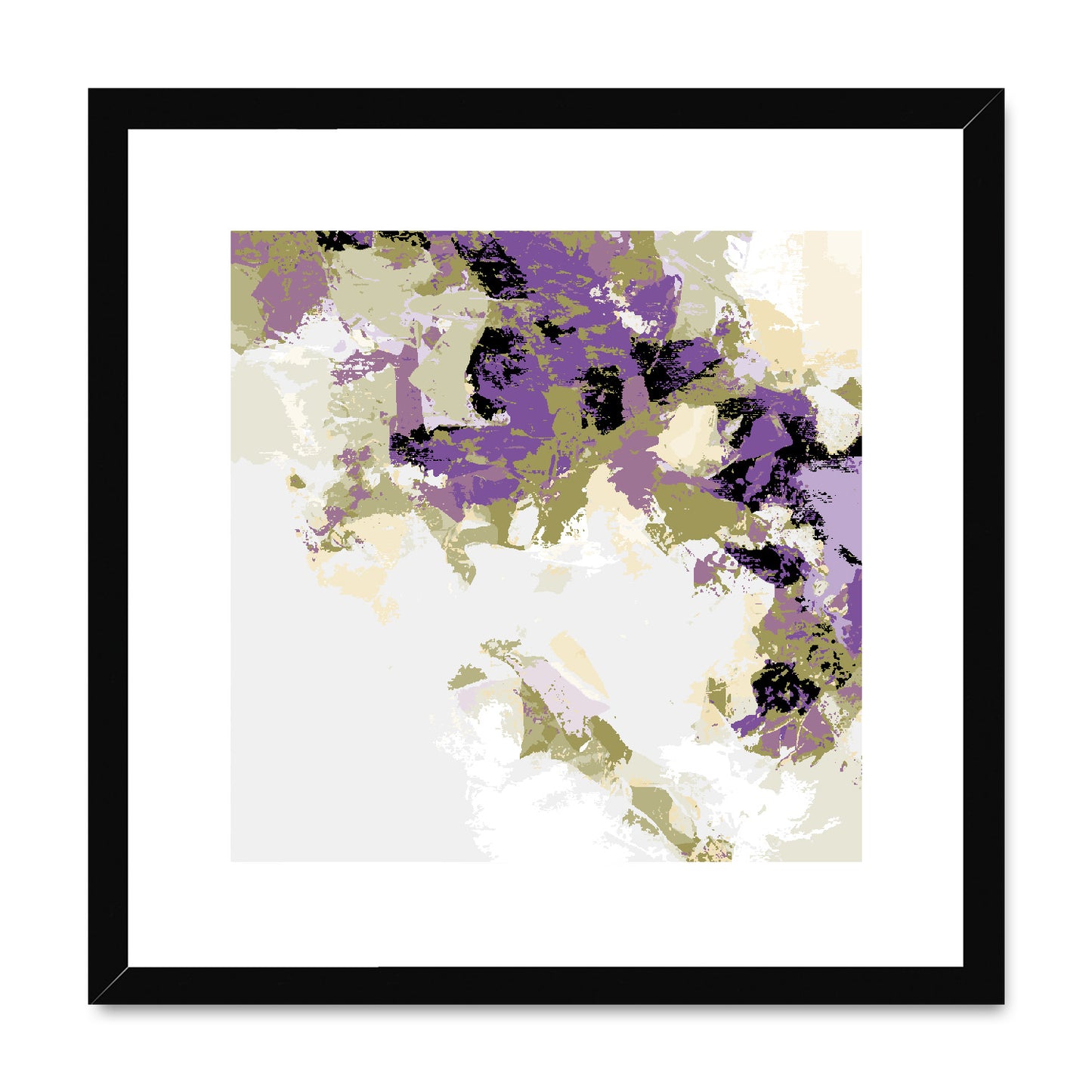 Framed Graphic Art Print, White Mat - 8x8 12x12 16x16 20x20 24x24 28x28 inches | FPS-1250-7693