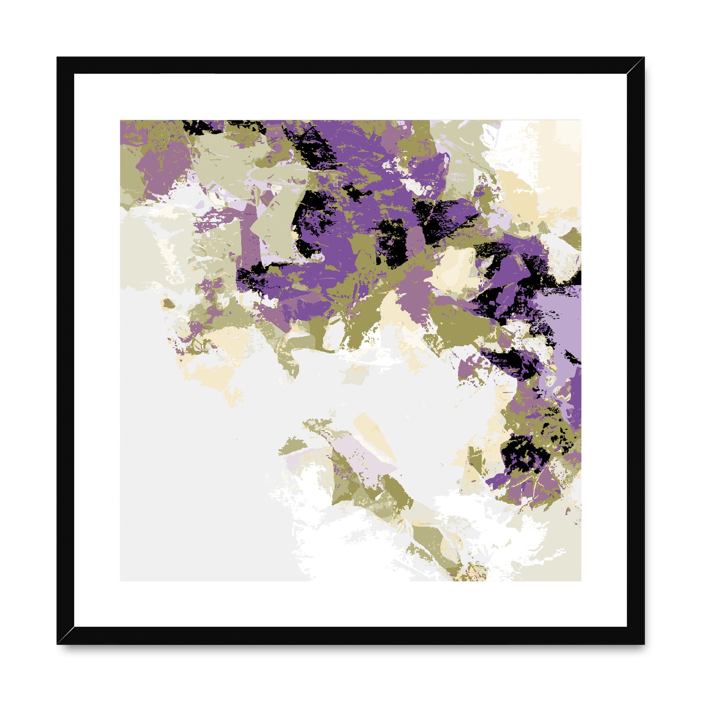 Framed Graphic Art Print, White Mat - 8x8 12x12 16x16 20x20 24x24 28x28 inches | FPS-1250-7693