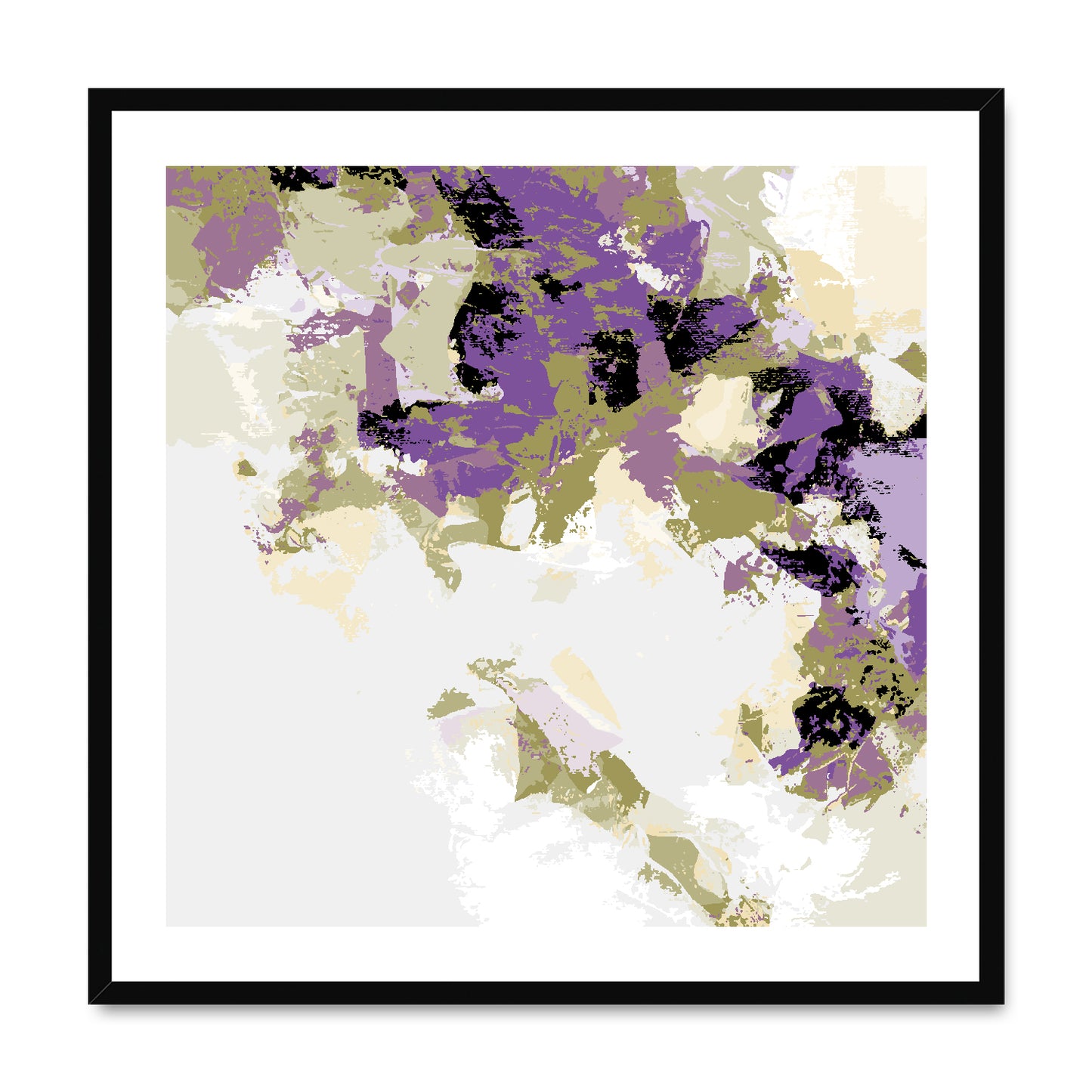 Framed Graphic Art Print, White Mat - 8x8 12x12 16x16 20x20 24x24 28x28 inches | FPS-1250-7693