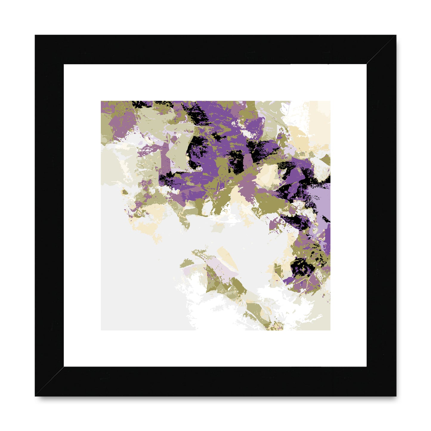 Framed Graphic Art Print, White Mat - 8x8 12x12 16x16 20x20 24x24 28x28 inches | FPS-1250-7693