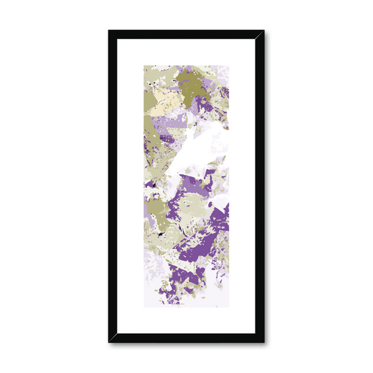 Framed Graphic Art Print, White Mat - 12x24 inches | FP-1250-7695