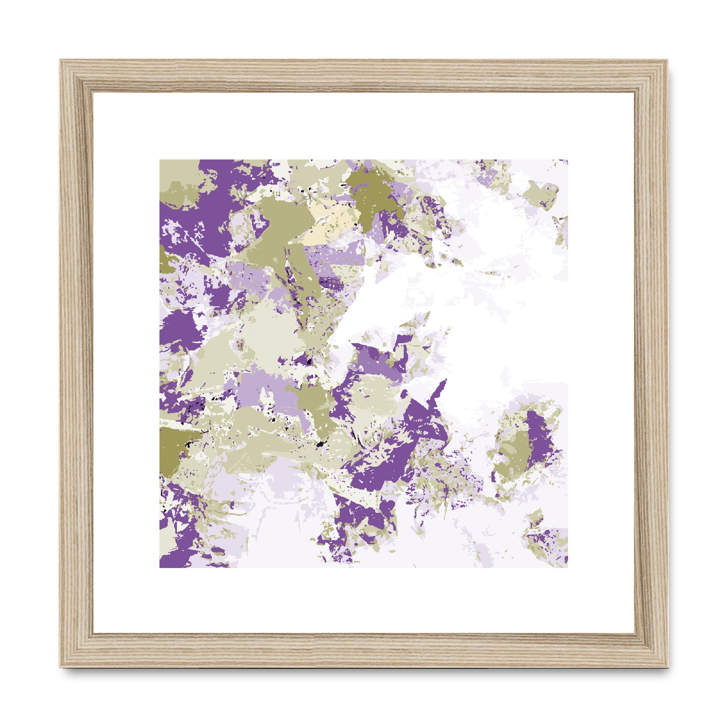 Framed Graphic Art Print, White Mat - 8x8 12x12 16x16 20x20 24x24 28x28 inches | FPS-1250-7695
