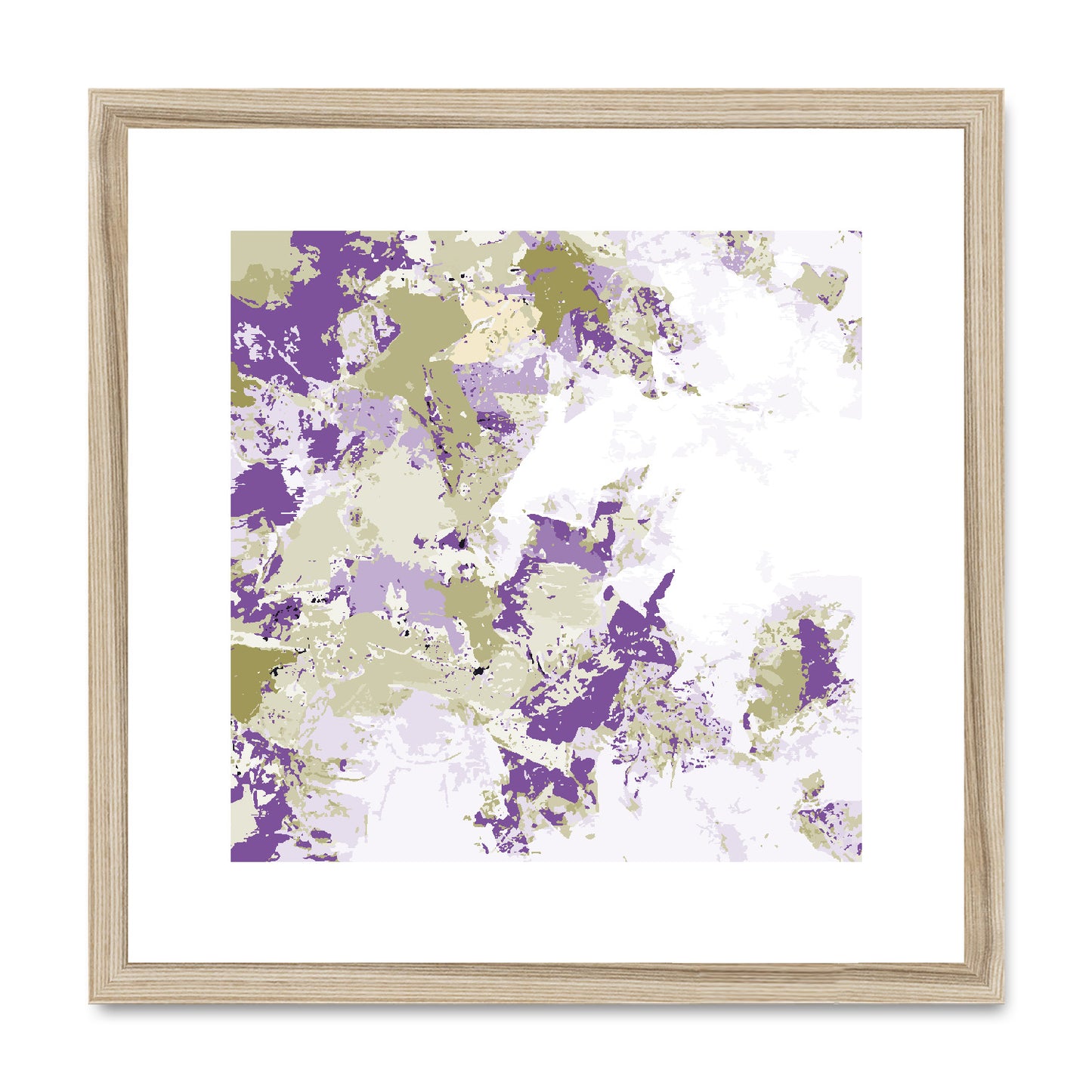 Framed Graphic Art Print, White Mat - 8x8 12x12 16x16 20x20 24x24 28x28 inches | FPS-1250-7695