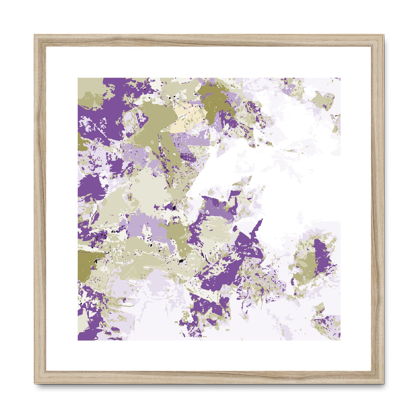 Framed Graphic Art Print, White Mat - 8x8 12x12 16x16 20x20 24x24 28x28 inches | FPS-1250-7695