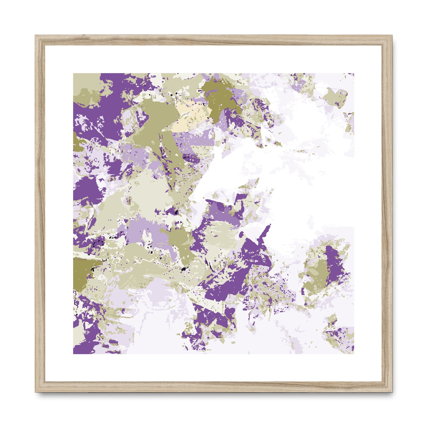 Framed Graphic Art Print, White Mat - 8x8 12x12 16x16 20x20 24x24 28x28 inches | FPS-1250-7695
