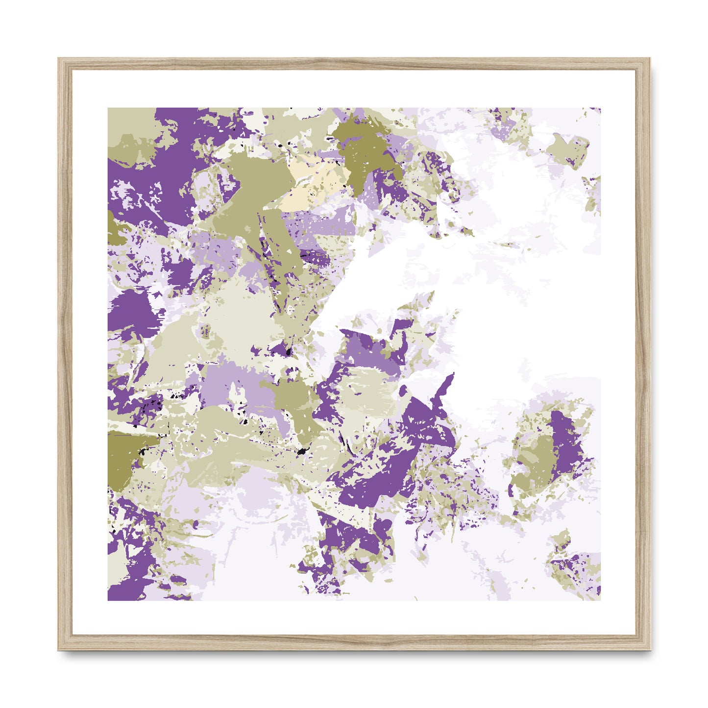 Framed Graphic Art Print, White Mat - 8x8 12x12 16x16 20x20 24x24 28x28 inches | FPS-1250-7695
