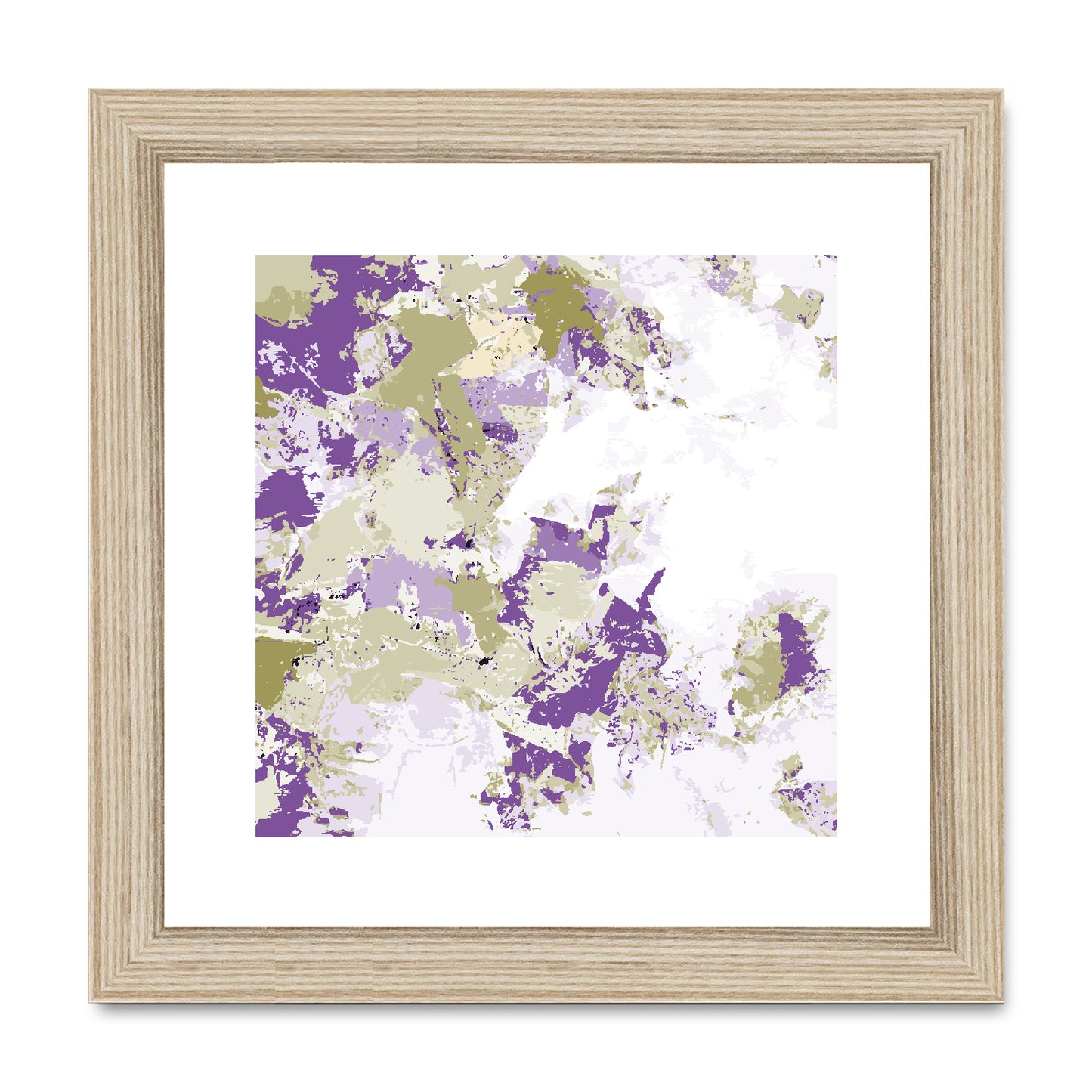 Framed Graphic Art Print, White Mat - 8x8 12x12 16x16 20x20 24x24 28x28 inches | FPS-1250-7695