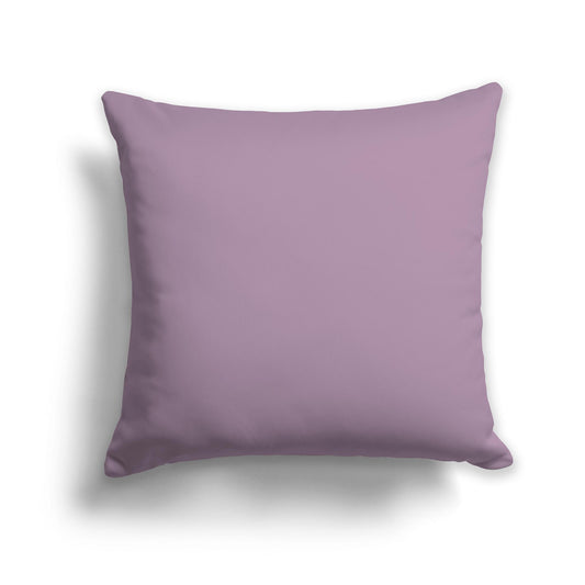 Square Throw Pillow in Solid Mauve