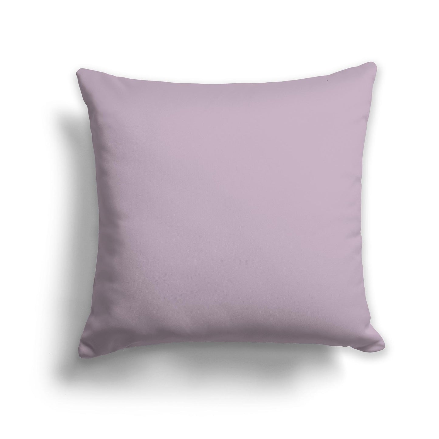 Square Throw Pillow in Solid Light Mauve