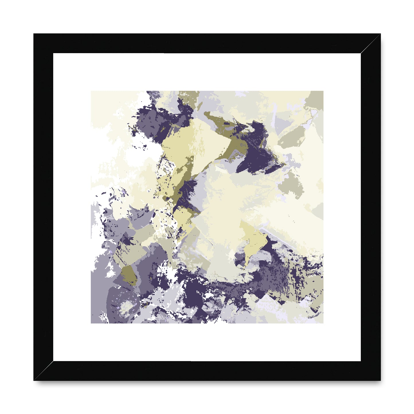 Framed Graphic Art Print, White Mat - 8x8 12x12 16x16 20x20 24x24 28x28 inches | FPS-1260-7691