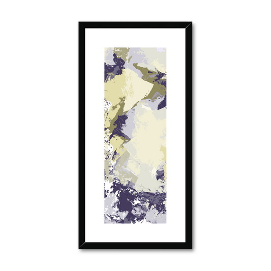 Framed Graphic Art Print, White Mat - 12x24 inches | FP-1260-7691