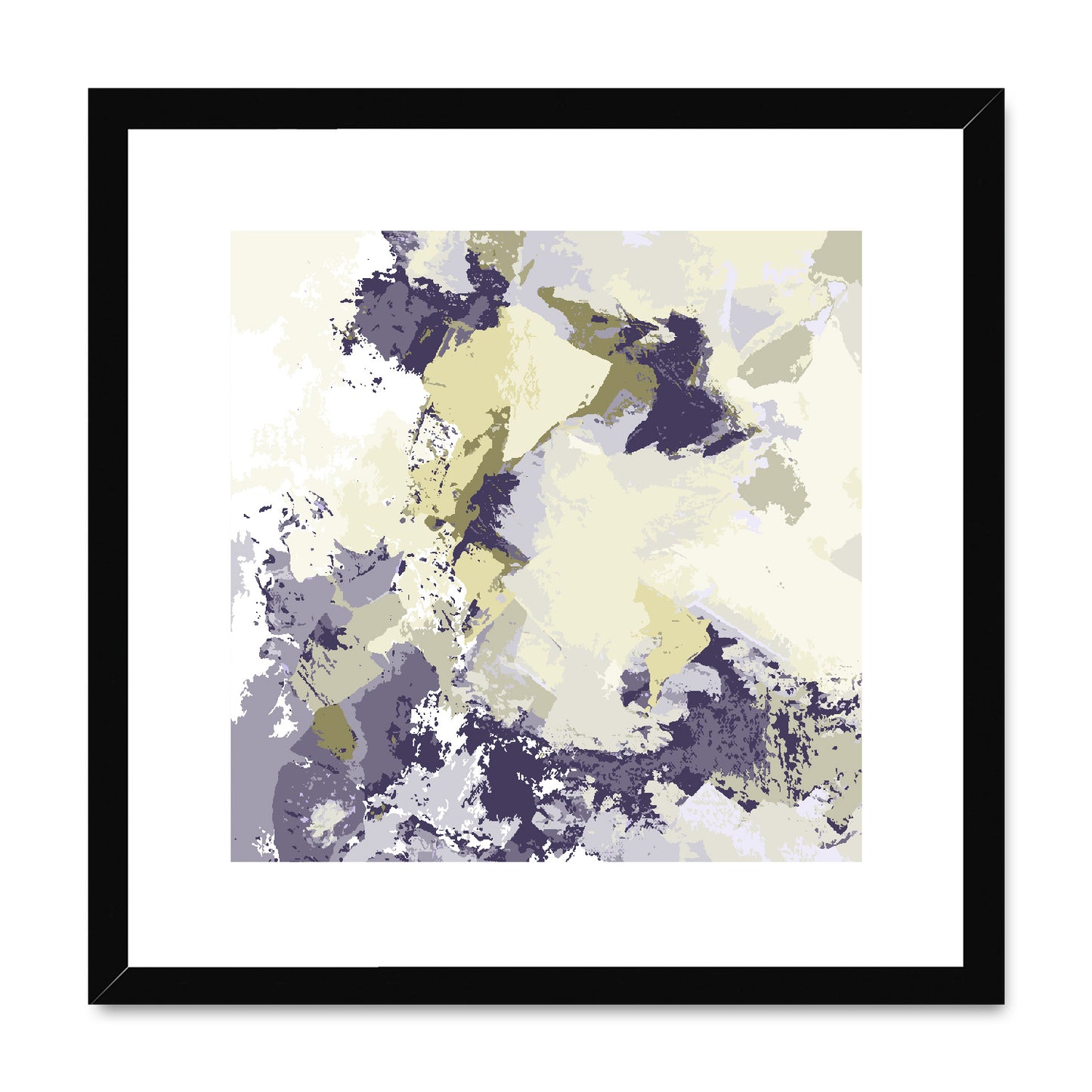 Framed Graphic Art Print, White Mat - 8x8 12x12 16x16 20x20 24x24 28x28 inches | FPS-1260-7691