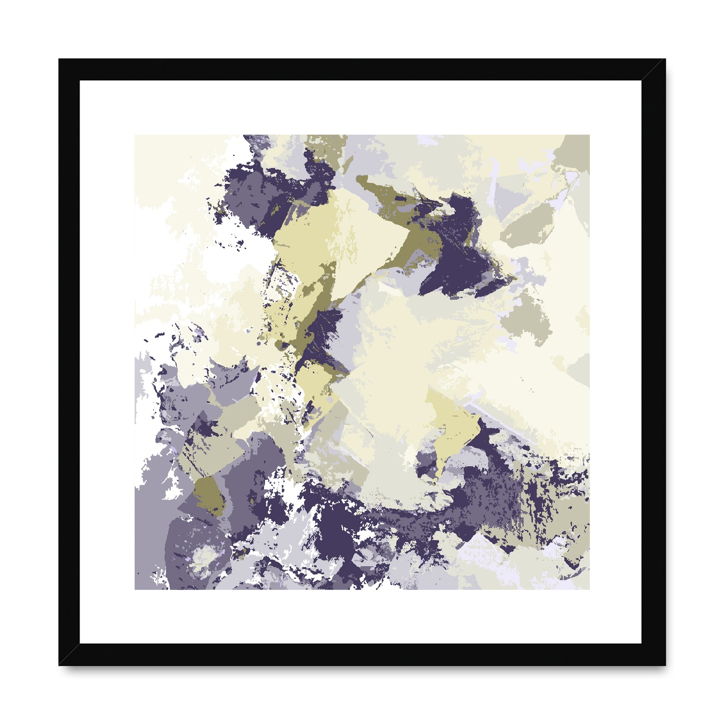 Framed Graphic Art Print, White Mat - 8x8 12x12 16x16 20x20 24x24 28x28 inches | FPS-1260-7691
