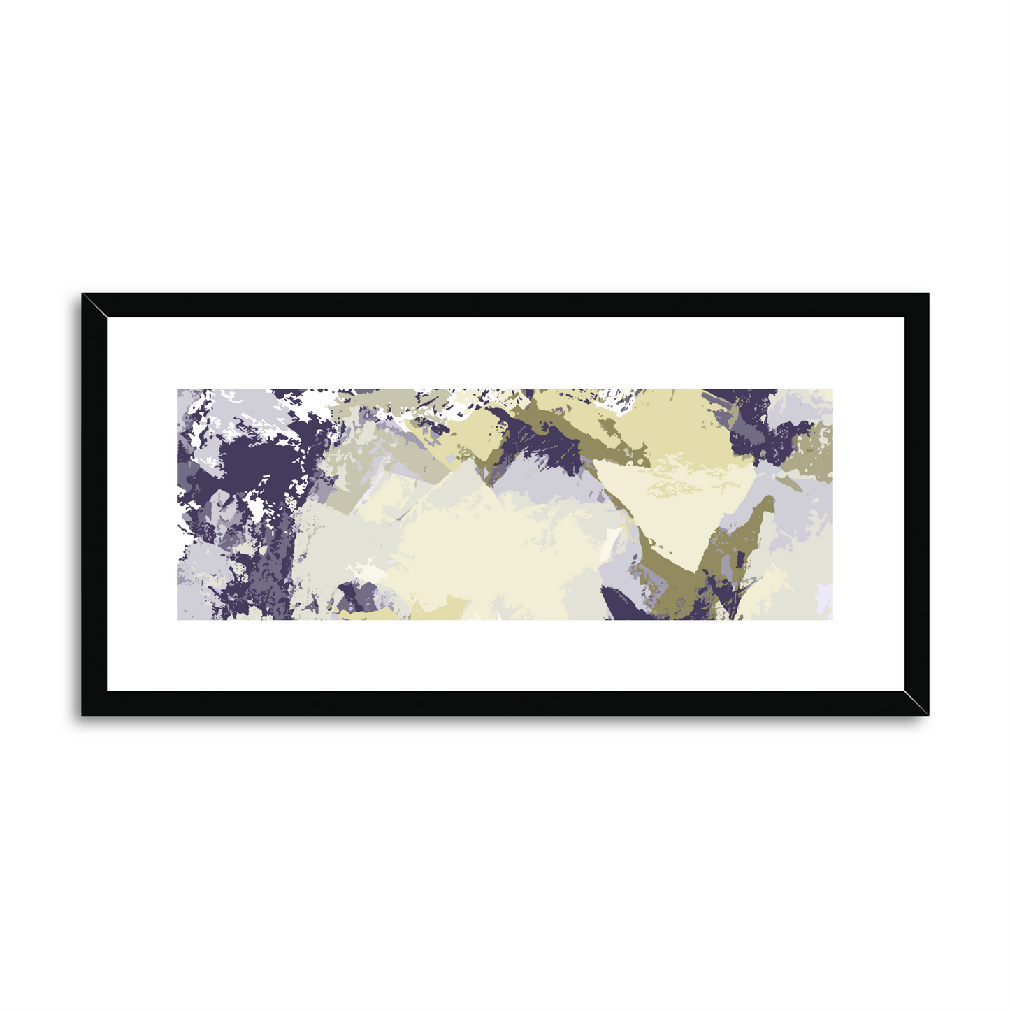 Framed Graphic Art Print, White Mat - 12x24 inches | FP-1260-7691
