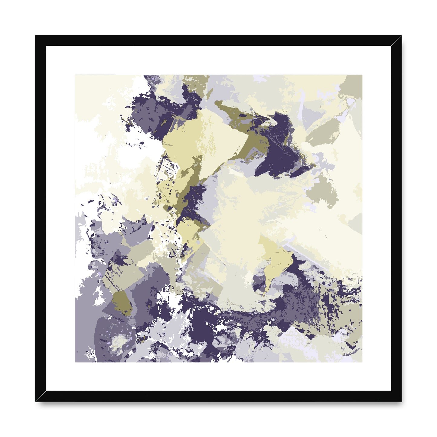 Framed Graphic Art Print, White Mat - 8x8 12x12 16x16 20x20 24x24 28x28 inches | FPS-1260-7691