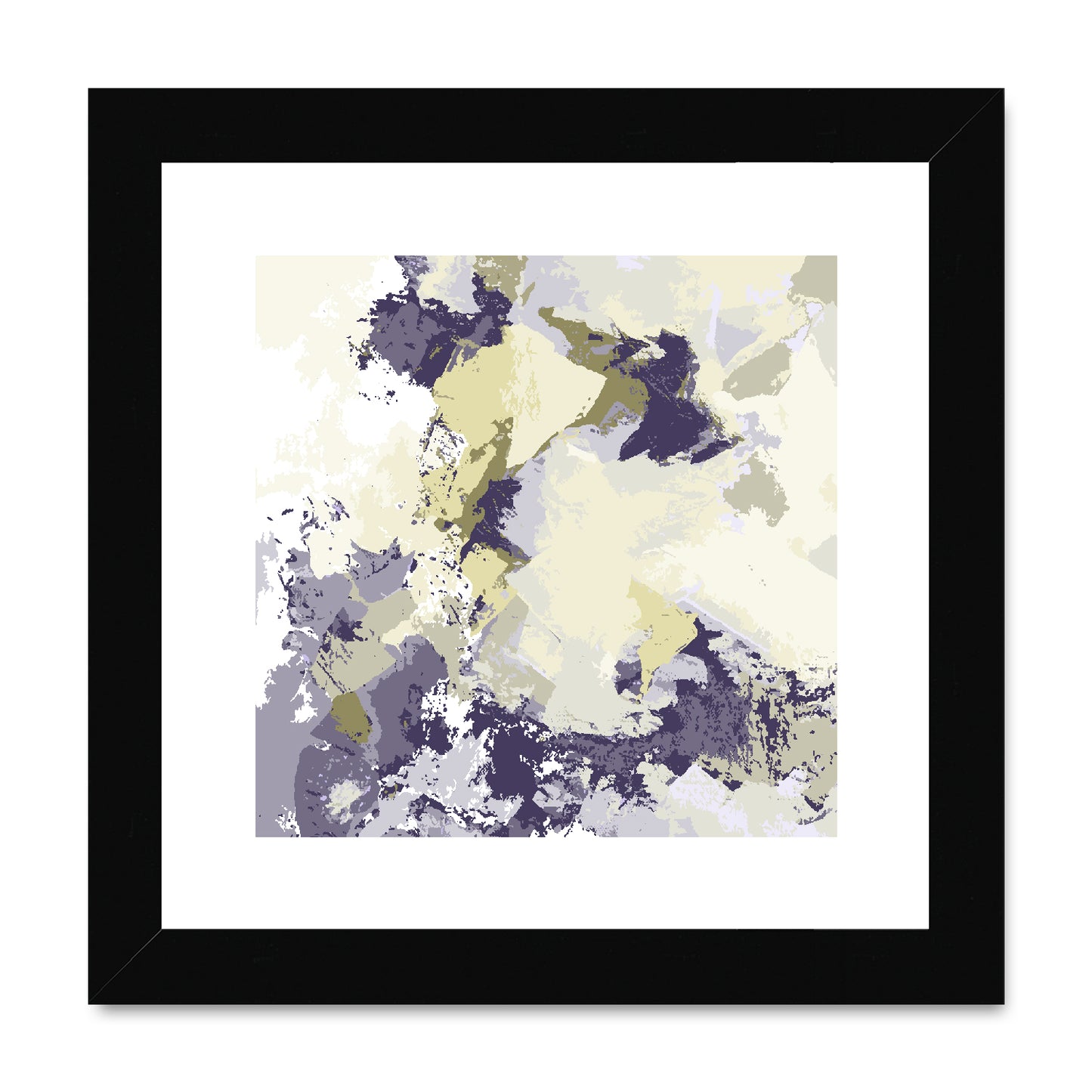 Framed Graphic Art Print, White Mat - 8x8 12x12 16x16 20x20 24x24 28x28 inches | FPS-1260-7691