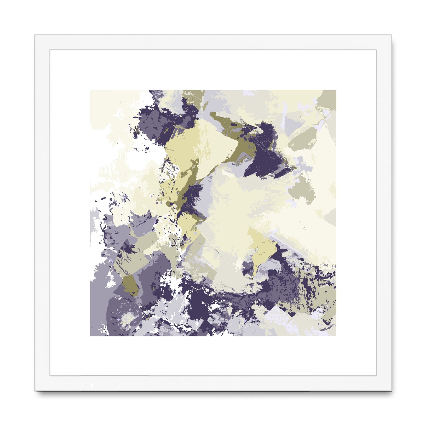 Framed Graphic Art Print, White Mat - 8x8 12x12 16x16 20x20 24x24 28x28 inches | FPS-1260-7691