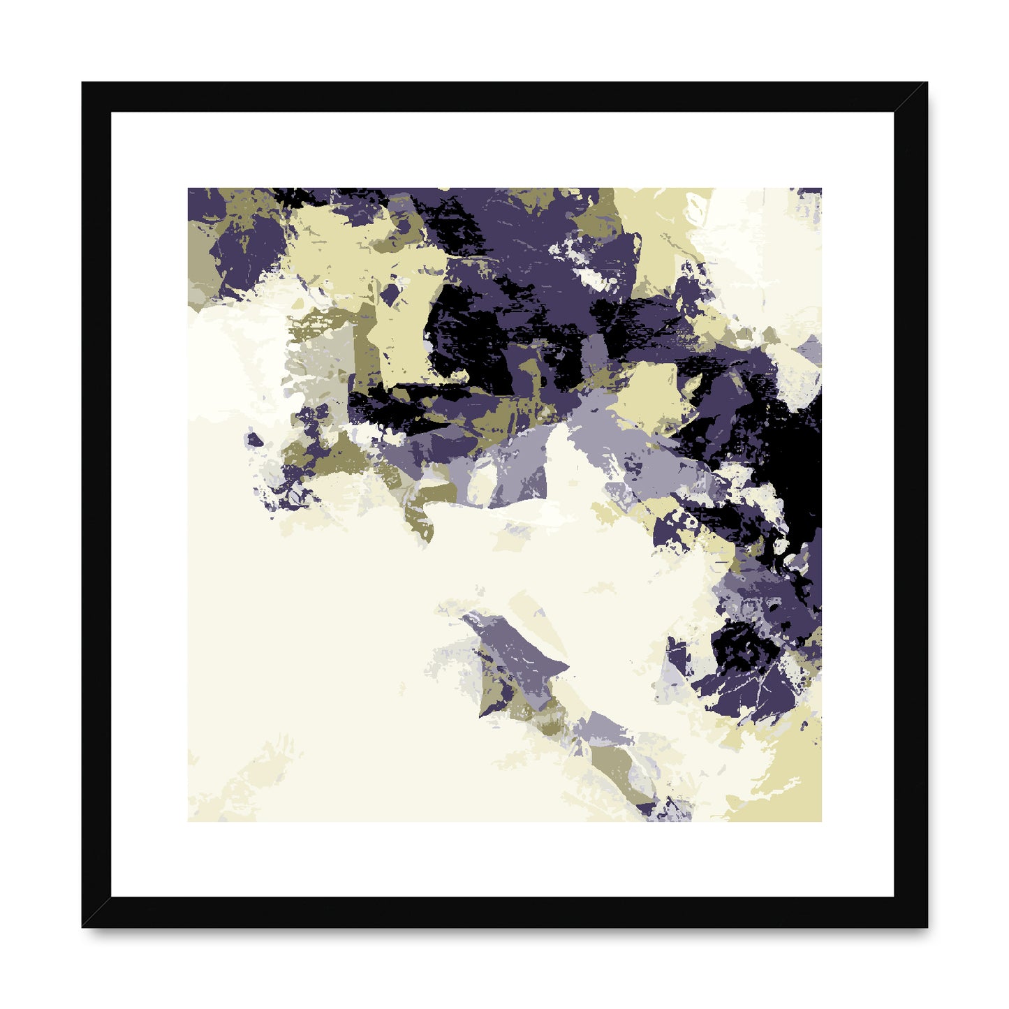 Framed Graphic Art Print, White Mat - 8x8 12x12 16x16 20x20 24x24 28x28 inches | FPS-1260-7693