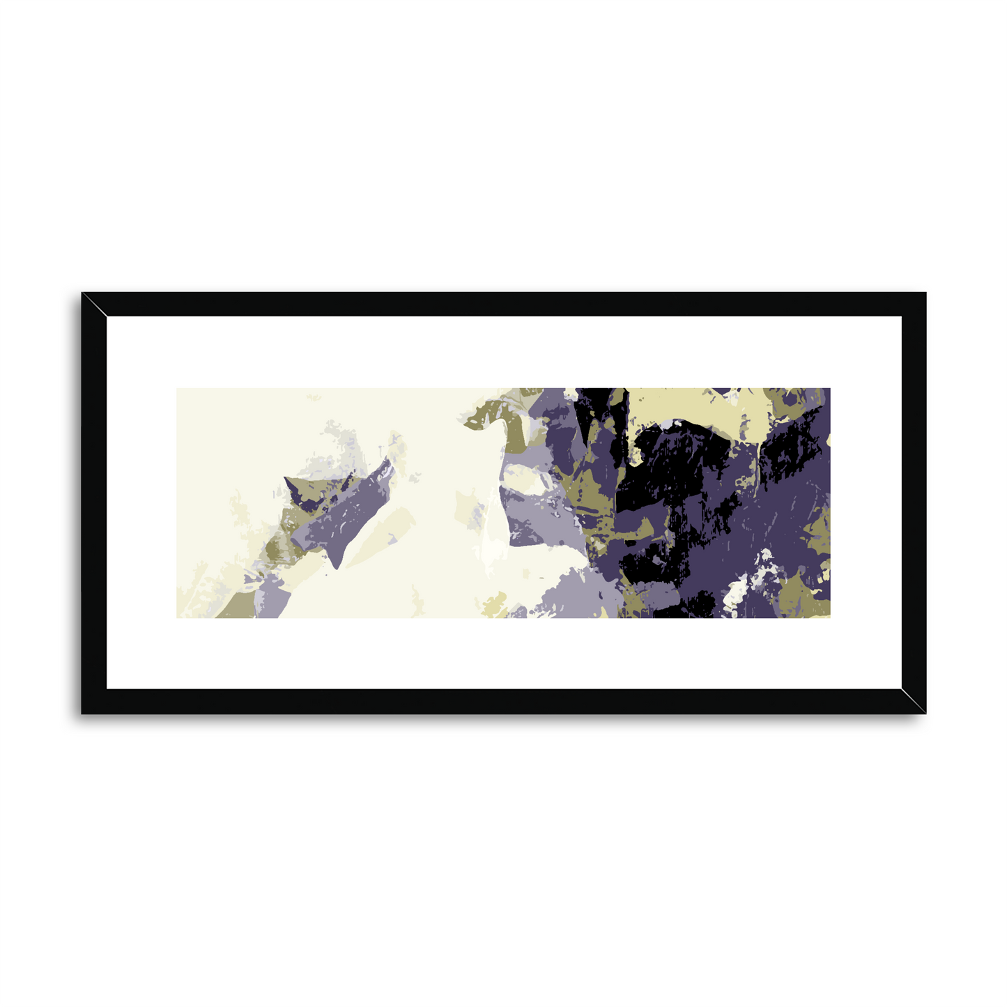 Framed Graphic Art Print, White Mat - 12x24 inches | FP-1260-7693