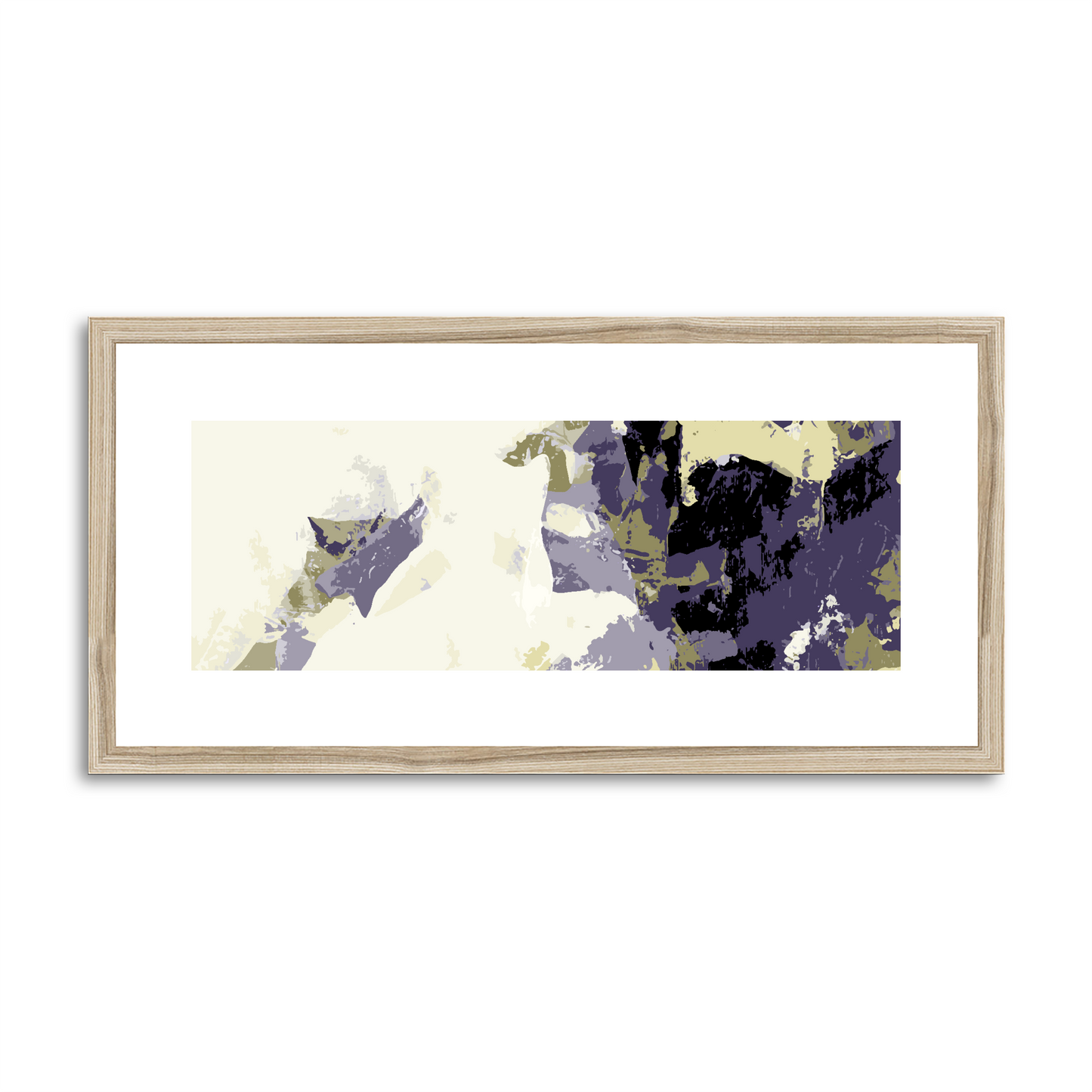 Framed Graphic Art Print, White Mat - 12x24 inches | FP-1260-7693